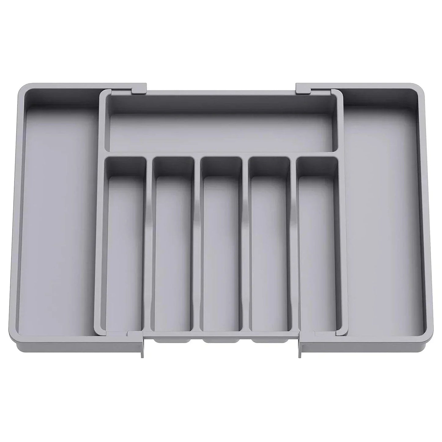 Adjustable Cutlery Organizer - Expandable Kitchen Drawer Tray - EmporiumForAll