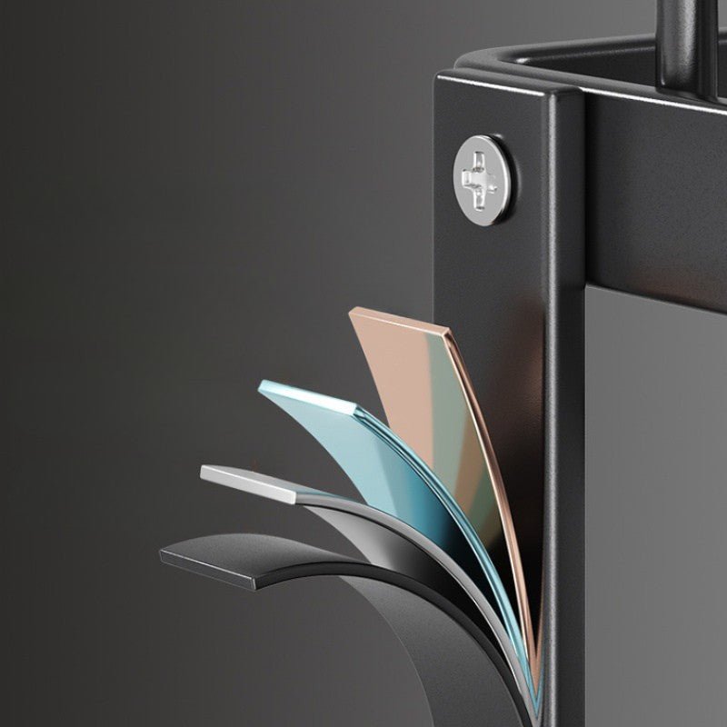 Rustproof Dish Drainer - Adjustable Spout & Large Capacity - EmporiumForAll