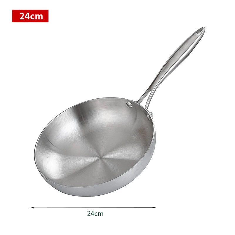 Stainless Steel Nonstick Fry Pan - EmporiumForAll