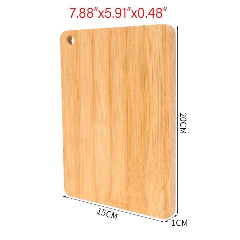 Wooden Cutting Board - Thick, Durable, Natural Bamboo - EmporiumForAll