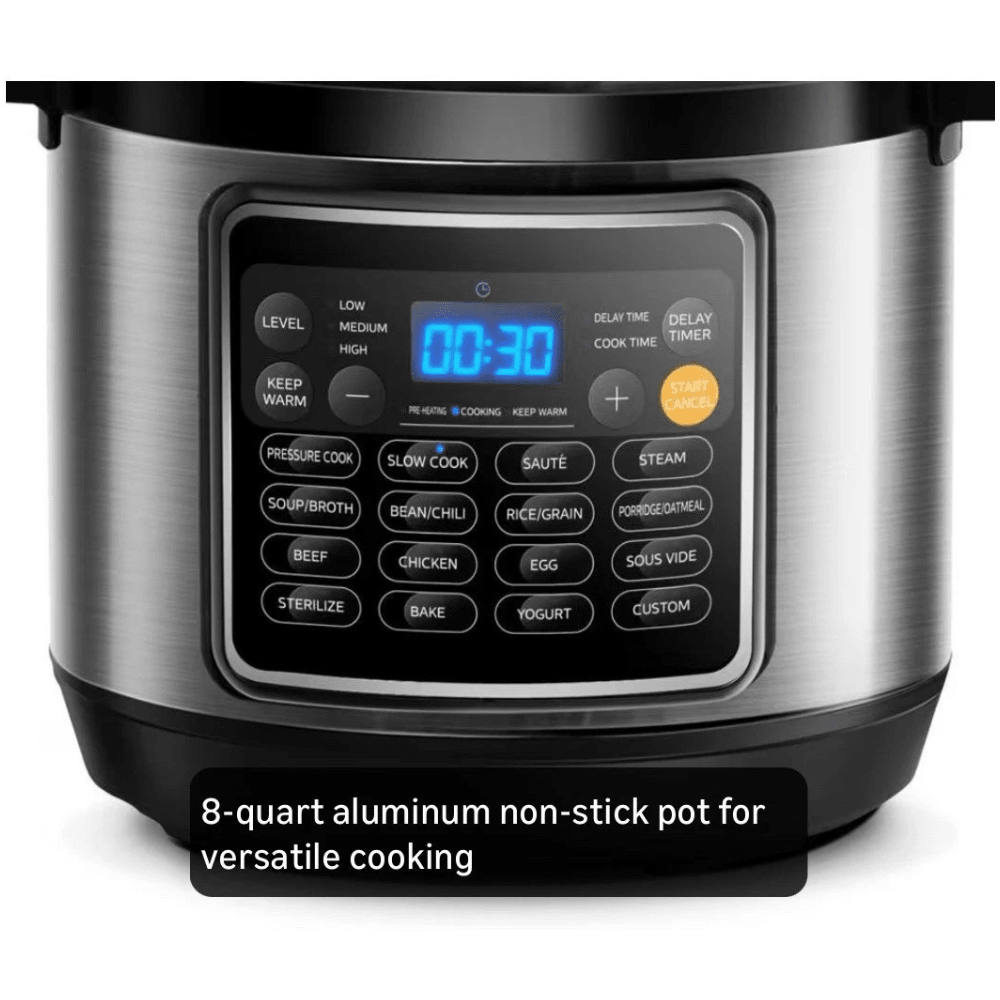 16 - in - 1 Electric Pressure Cooker for Fast Easy Family Meals - EmporiumForAll