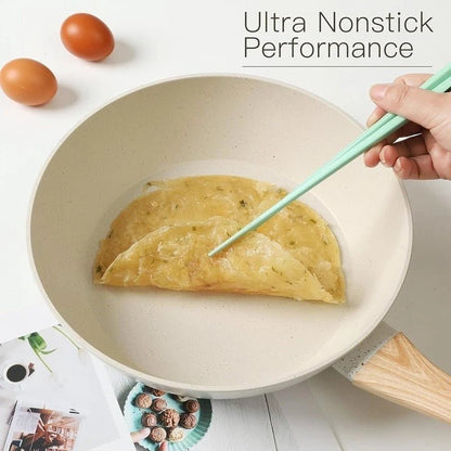16PCS Nonstick Cookware Set – Easy Clean Pots & Pans - EmporiumForAll