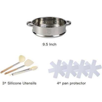 16PCS Nonstick Cookware Set – Easy Clean Pots & Pans - EmporiumForAll