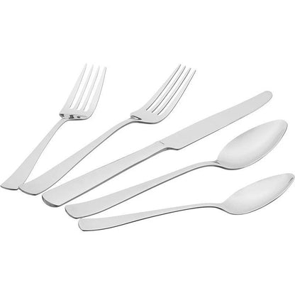 20 - Piece Stainless Steel Flatware Set – Dishwasher Safe Cutlery for Home & Kitchen Dining - EmporiumForAll