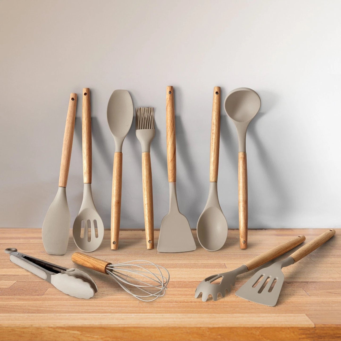 23PCS Stainless Steel Kitchen Utensil Set Heat Resistant Cooking Tools - EmporiumForAll