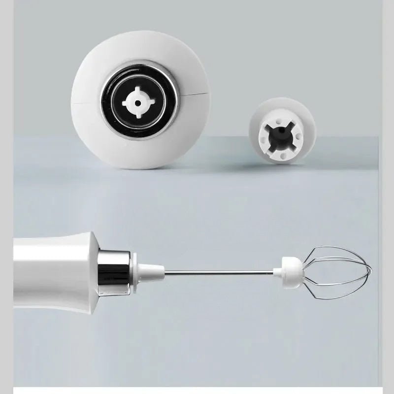3 In 1 Wireless Milk Frother - Handheld Electric Whisk - EmporiumForAll