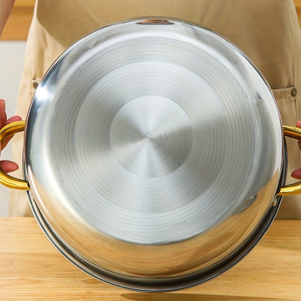 5 - Piece Golden Cookware Set - Durable, Multi - Purpose, Easy Clean - EmporiumForAll