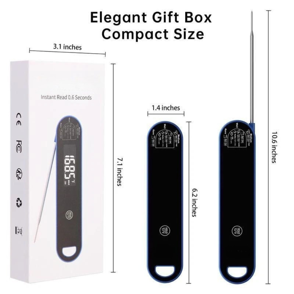 Meat Thermometer Cooking Storage Easily Smart VA Display