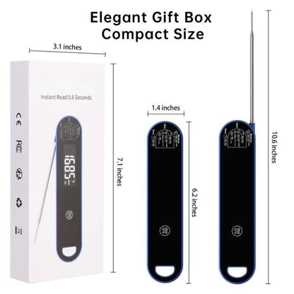 Meat Thermometer Cooking Storage Easily Smart VA Display