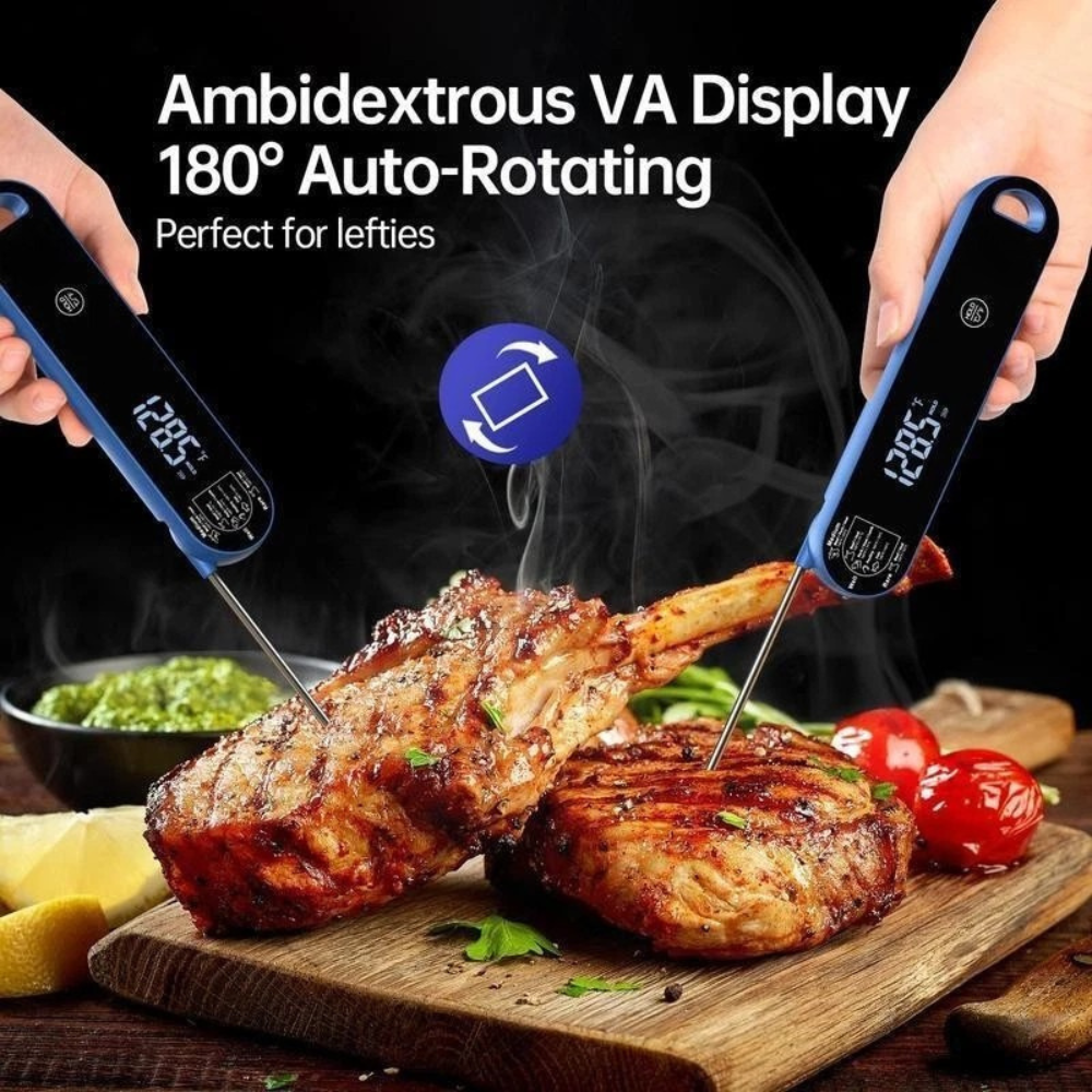 Meat Thermometer Cooking Storage Easily Smart VA Display