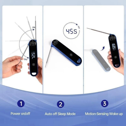 Meat Thermometer Cooking Storage Easily Smart VA Display