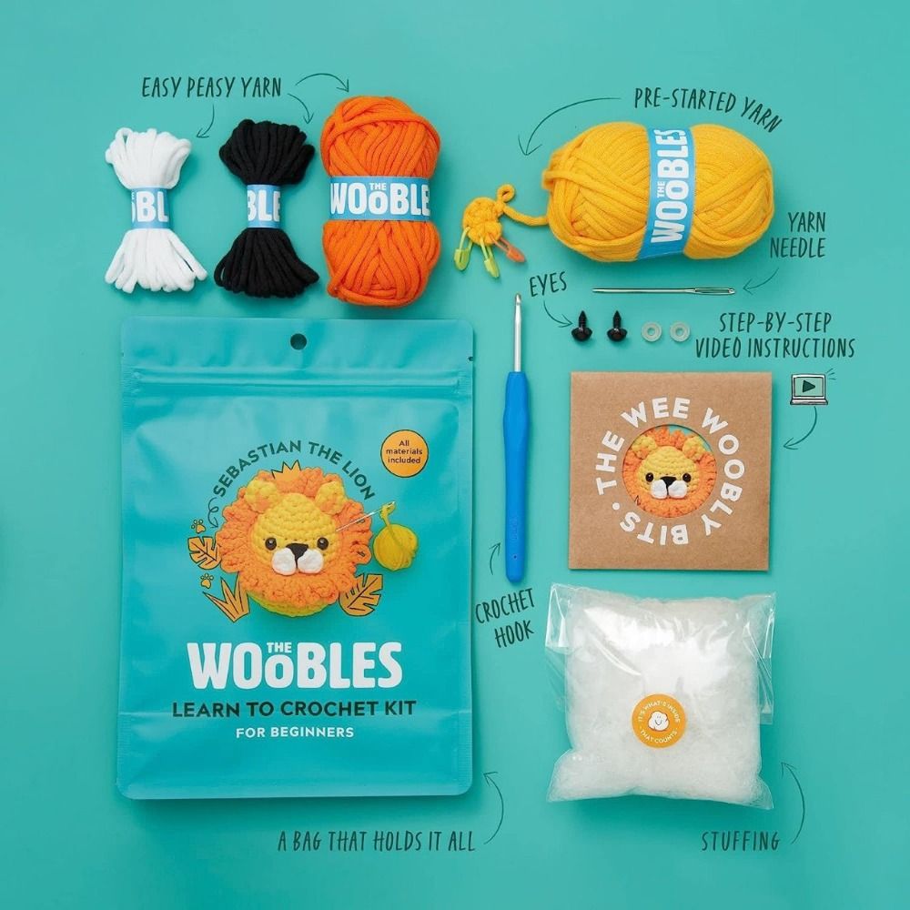 Crochet Kit for Beginners: Create Adorable Stuffed Animals