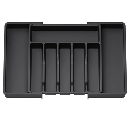 Adjustable Cutlery Organizer - Expandable Kitchen Drawer Tray - EmporiumForAll