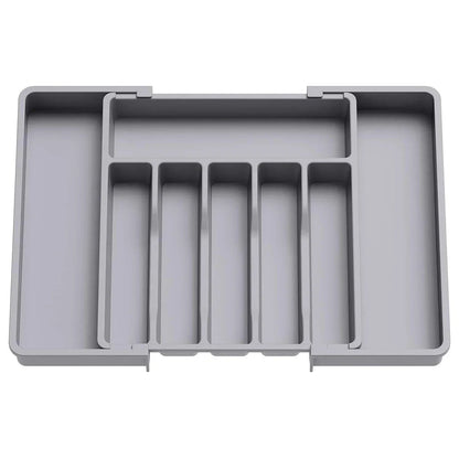 Adjustable Cutlery Organizer - Expandable Kitchen Drawer Tray - EmporiumForAll