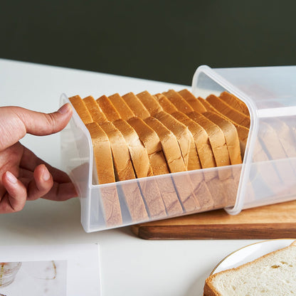 Clear Airtight Bread Box - Tall Bread Saver with Lid - EmporiumForAll