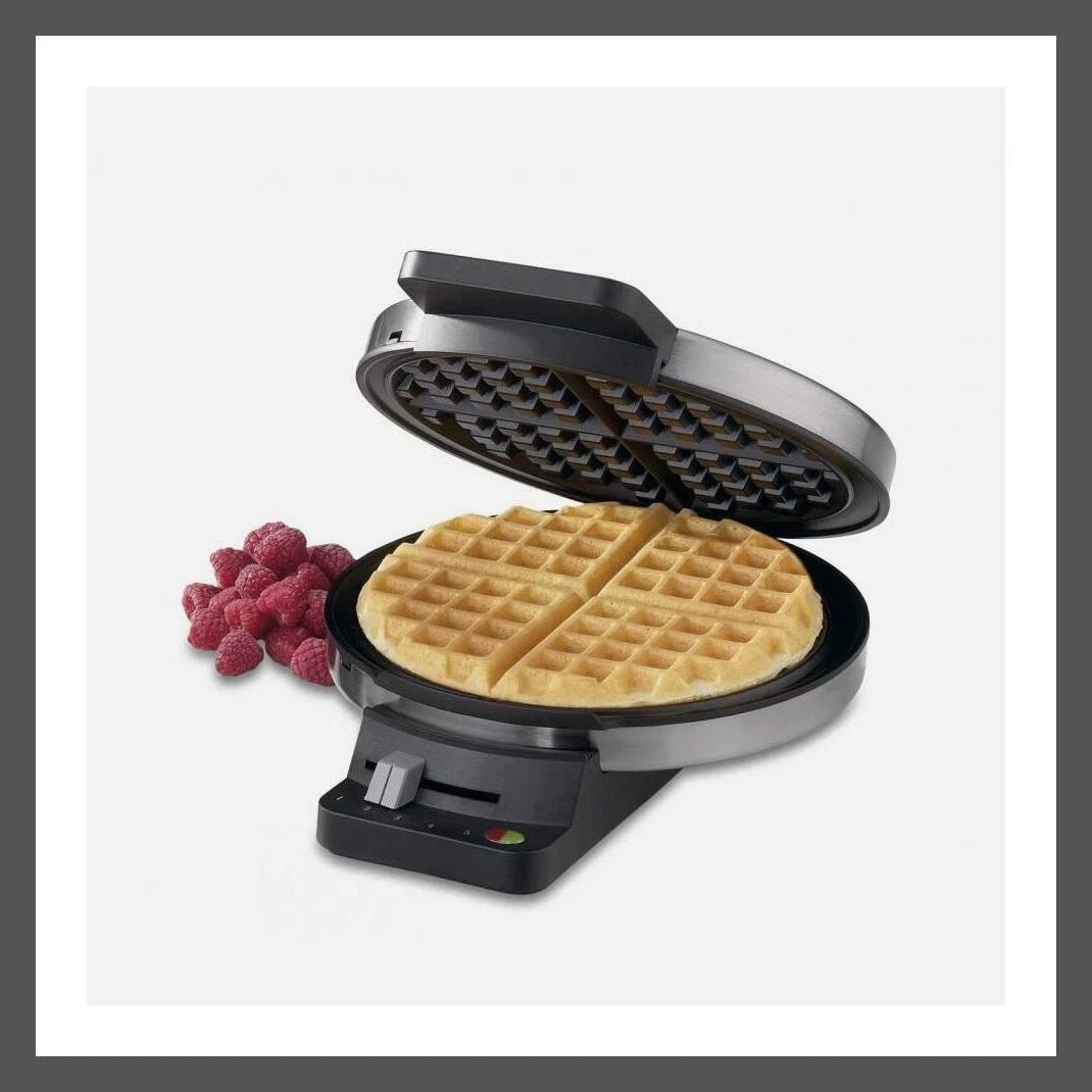 Crispy Waffles Fast with Cuisinart Stainless Waffle Maker - EmporiumForAll