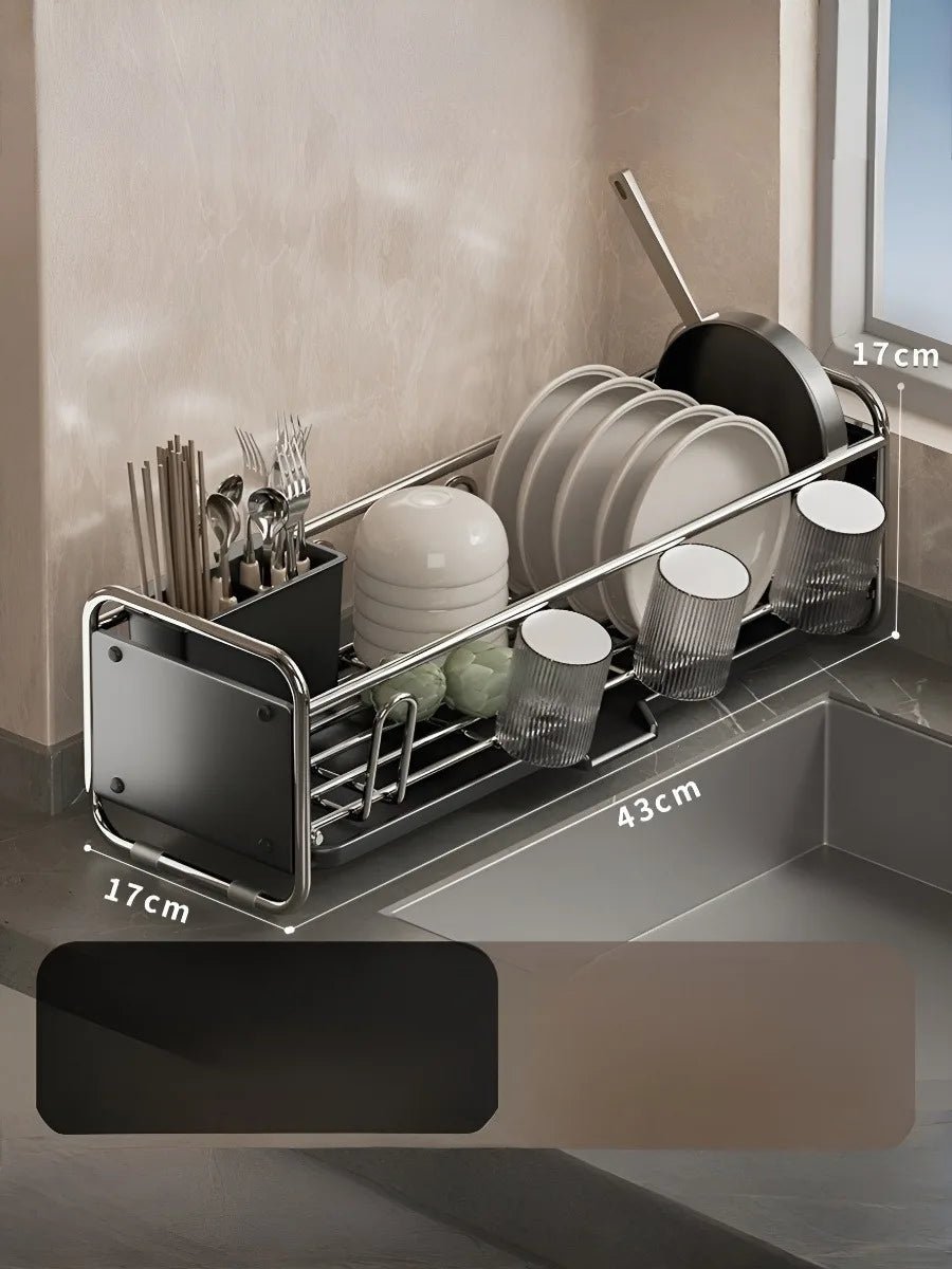 Dish Bowl Cup Drying Rack - Space - Saving Kitchen Organizer - EmporiumForAll