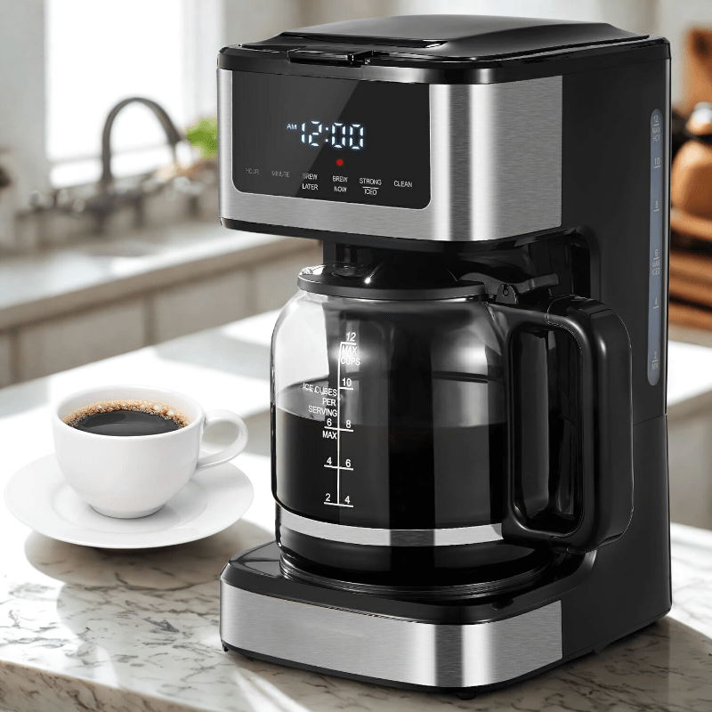 Coffee Maker 12 - Cup with Touchscreen - EmporiumForAll
