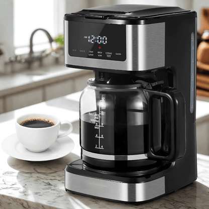 Coffee Maker 12 - Cup with Touchscreen - EmporiumForAll