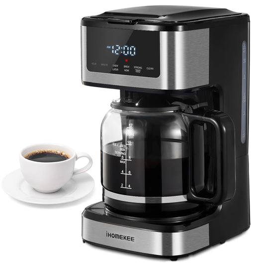 Drip Coffee Maker 12 - Cup with Touchscreen - EmporiumForAll