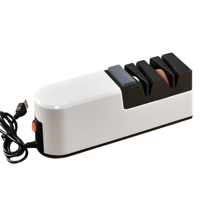 Electric Knife Sharpener USB Rechargeable 4 - Slot Home Kitchen - EmporiumForAll