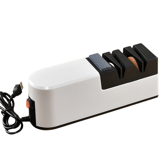 Electric Knife Sharpener USB Rechargeable 4 - Slot Home Kitchen - EmporiumForAll