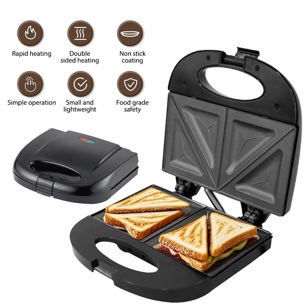 Electric Waffle Maker: Non - Stick Breakfast Machine - EmporiumForAll