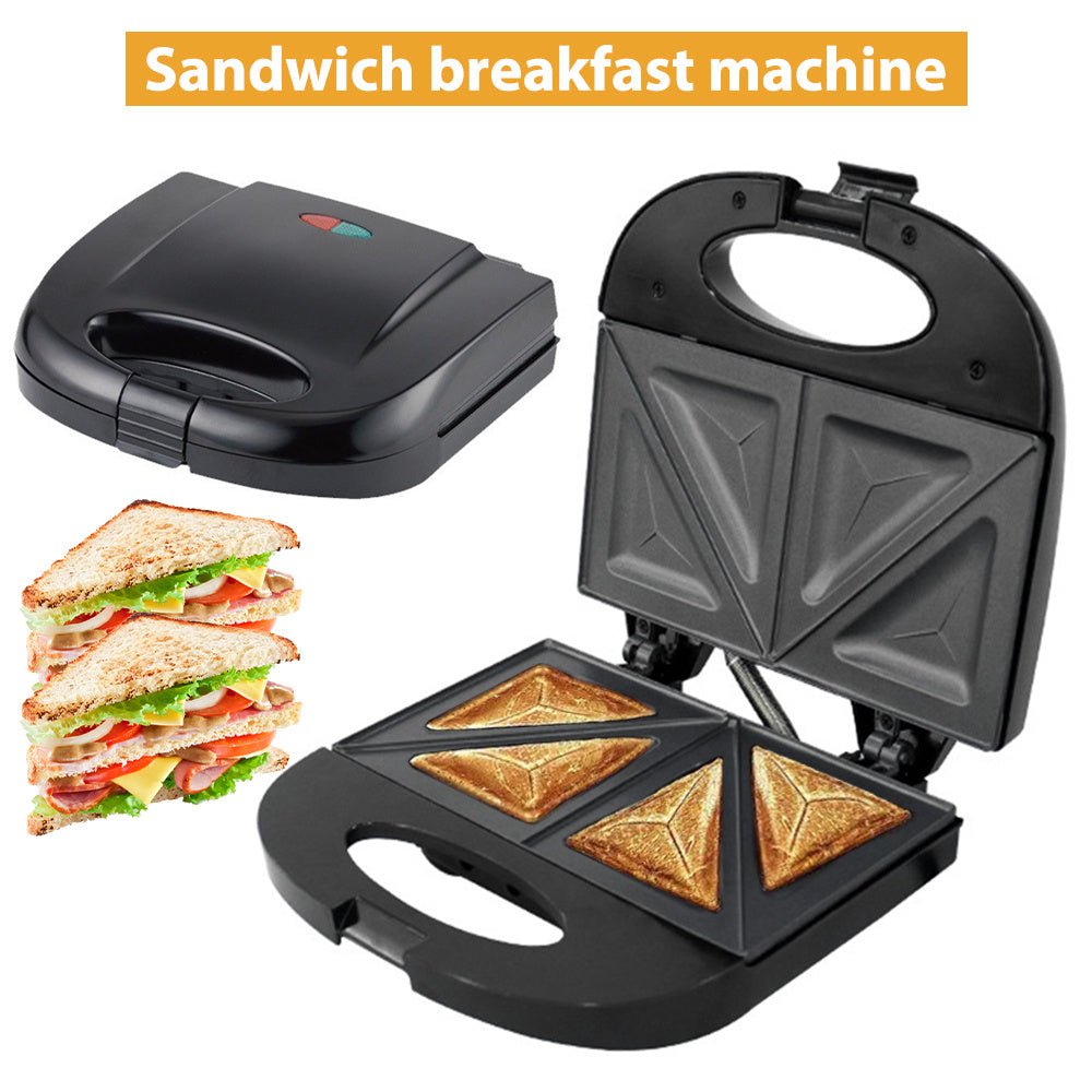Electric Waffle Maker: Non - Stick Breakfast Machine - EmporiumForAll