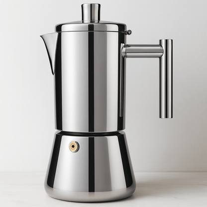 Espresso Maker - Italian 4 - Cup Stainless Steel Pot - EmporiumForAll