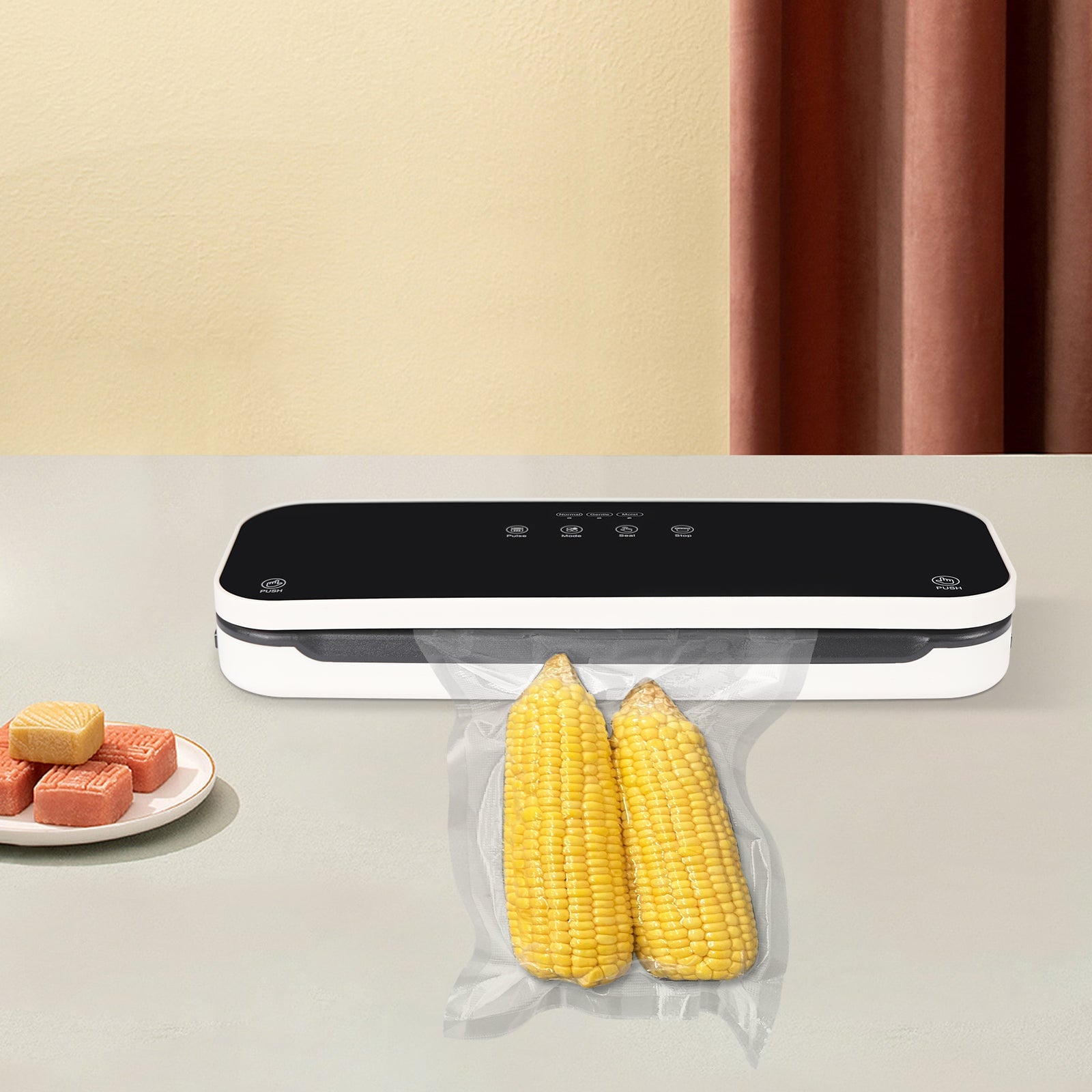 Food Vacuum Sealer Machine - Preserve Meat & Produce - EmporiumForAll