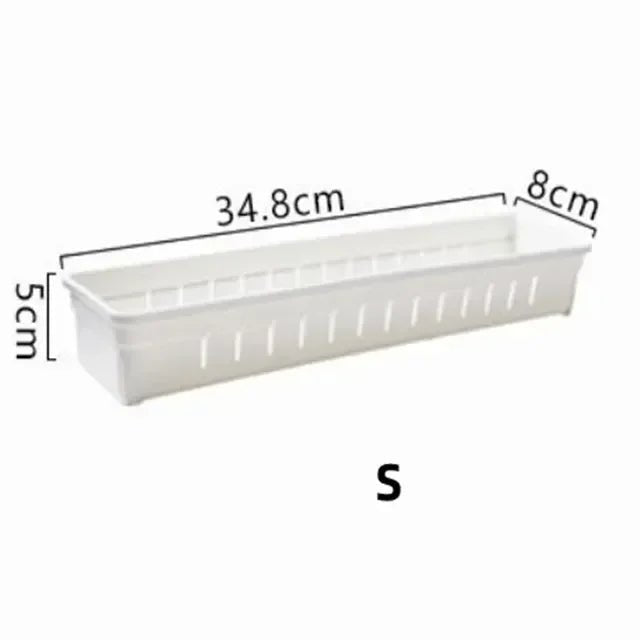 Kitchen Drawer Organizer Adjustable Cutlery Storage Box - EmporiumForAll