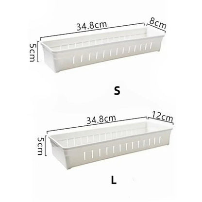 Kitchen Drawer Organizer Adjustable Cutlery Storage Box - EmporiumForAll