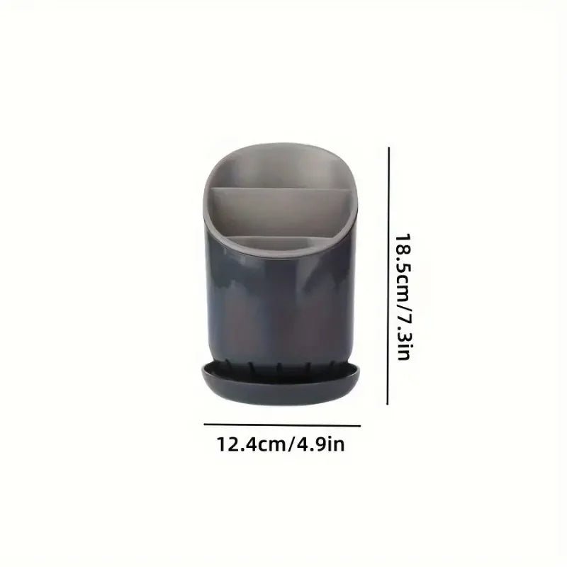 Multifunctional Cutlery Storage Holder- Fast Drainage & Hygienic - EmporiumForAll