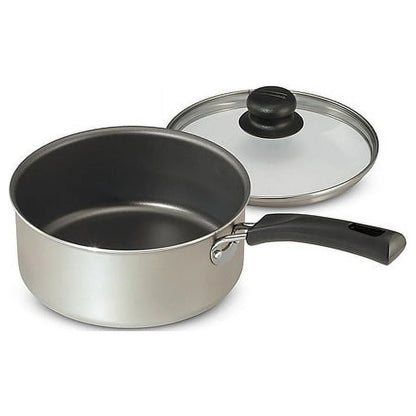 Non - Stick Cookware Set - Champagne - EmporiumForAll