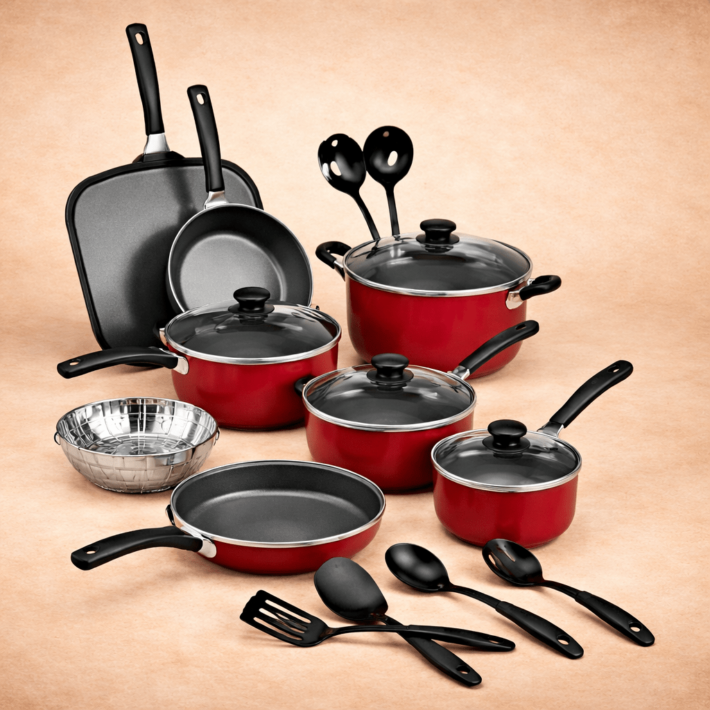 Nonstick Pots and Pans Set – Durable, Dishwasher Safe Kitchen Essentials - EmporiumForAll