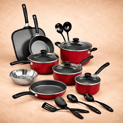 Nonstick Pots and Pans Set – Durable, Dishwasher Safe Kitchen Essentials - EmporiumForAll