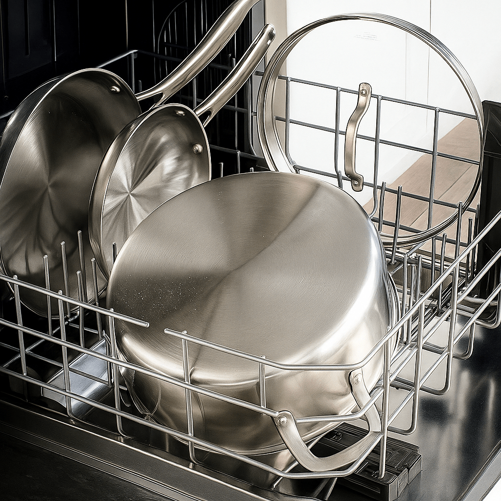 Nonstick Stainless Steel Cookware Set - 10 - Piece Kitchen Essential - EmporiumForAll