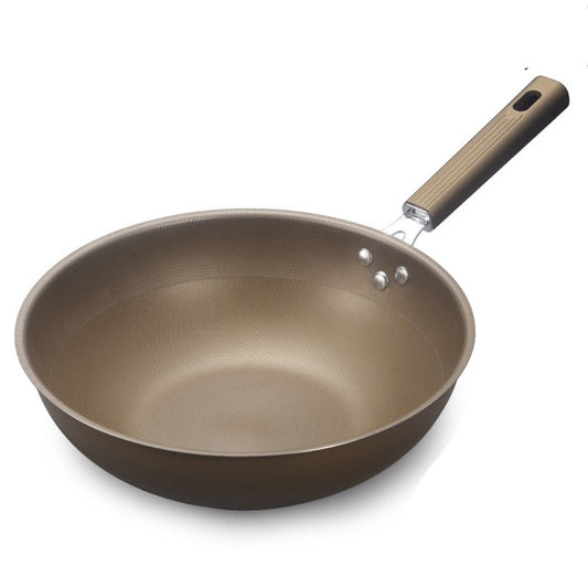 Nonstick Titanium Wok Frying Pan - Induction & Gas Stove Safe - EmporiumForAll