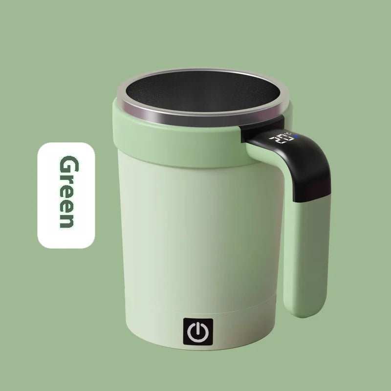 Portable Auto Stirring Cup - Smart Temp & Leak - Proof Design, 380ml - EmporiumForAll