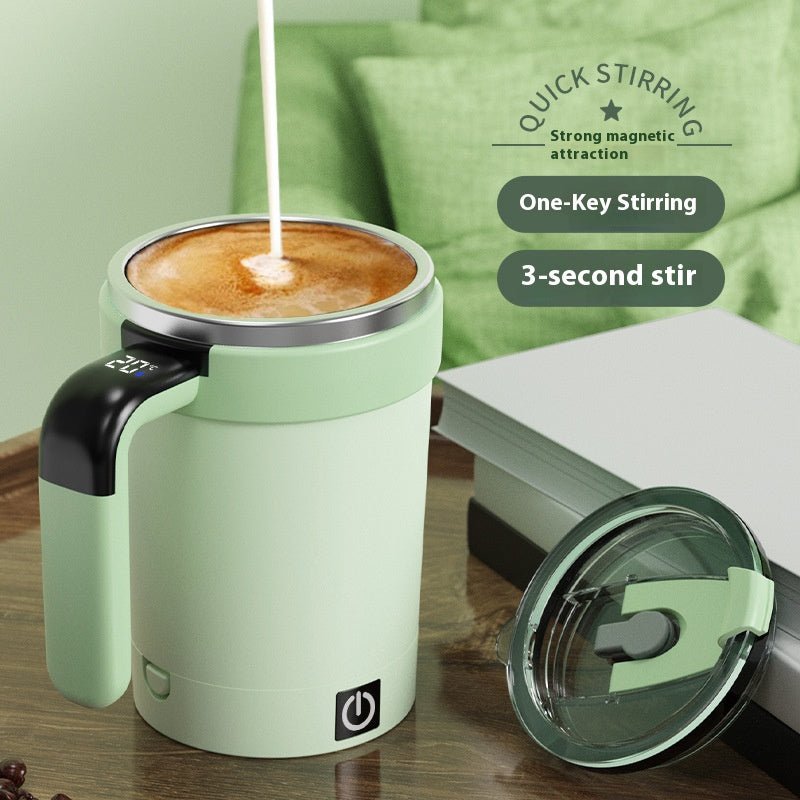 Portable Auto Stirring Cup - Smart Temp & Leak - Proof Design, 380ml - EmporiumForAll
