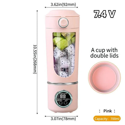 Portable Juice Blender 700ML - 12 - Blades for Smoothies & Shakes - EmporiumForAll