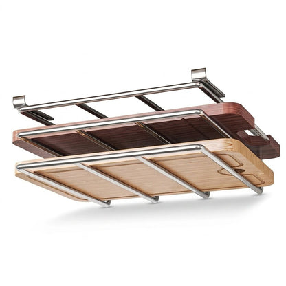Rustproof Stainless Steel Kitchenware Storage Rack - EmporiumForAll