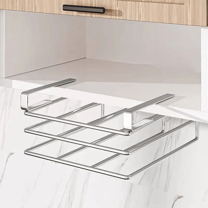 Rustproof Stainless Steel Kitchenware Storage Rack - EmporiumForAll