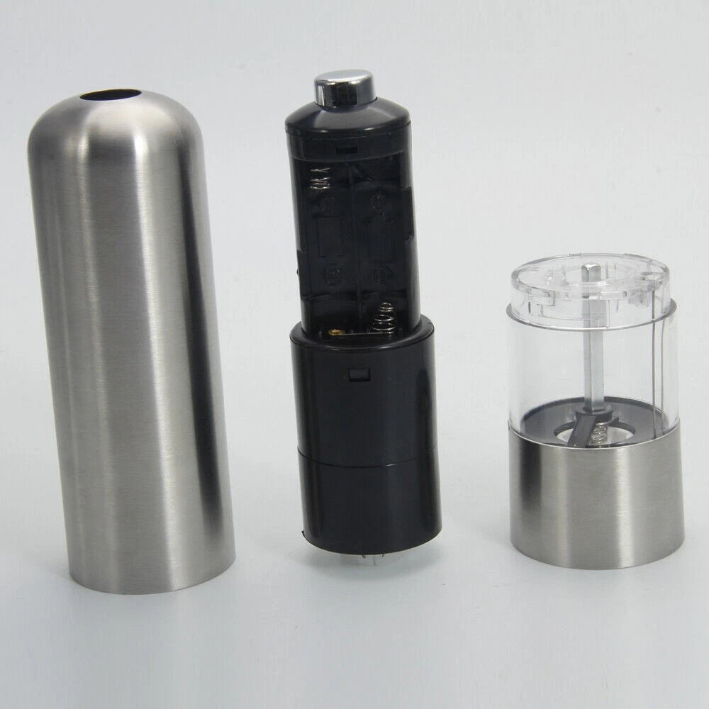 Premium Electric Spice & Pepper Grinder – One-Touch Automatic Mill