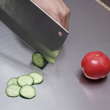 Stainless Steel Cutting Board for Dough, Chopping & More - EmporiumForAll