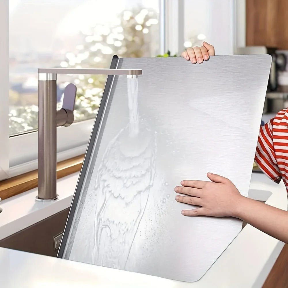 Stainless Steel Cutting Board for Dough, Chopping & More - EmporiumForAll