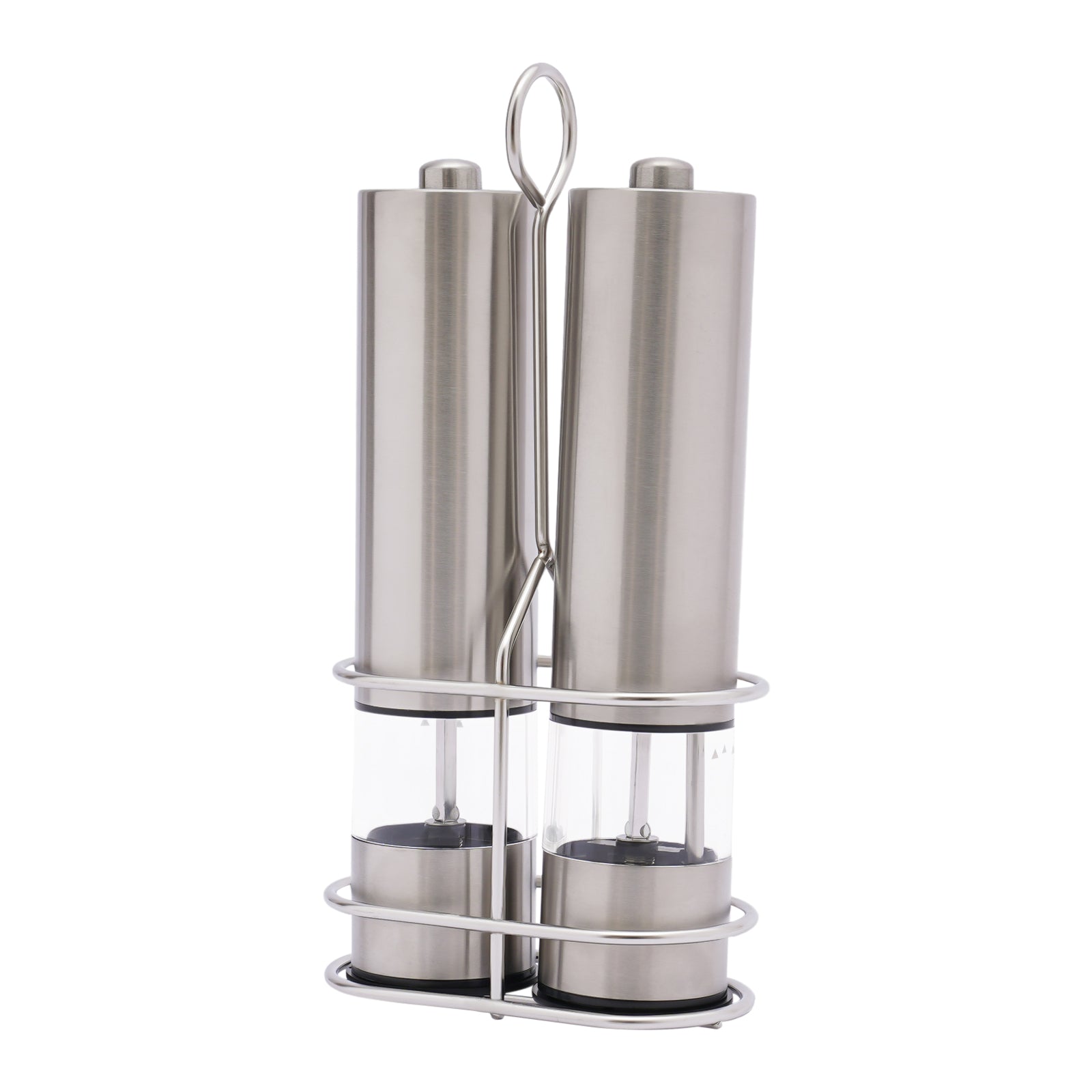 Stainless Steel Electric Salt & Pepper Grinder - Easy One - Touch - EmporiumForAll