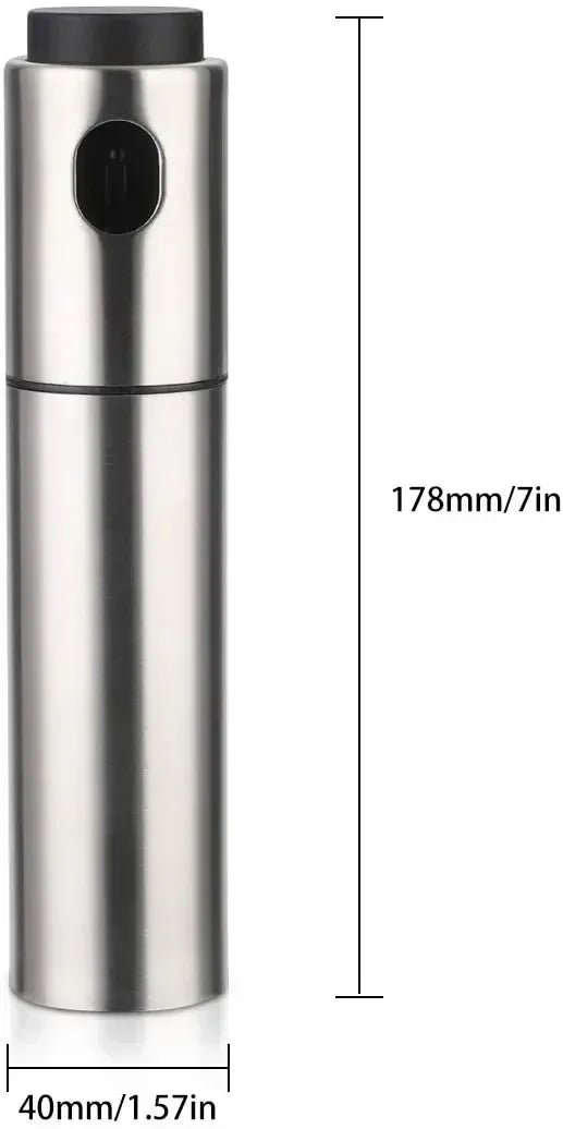 Stainless Steel Oil Sprayer 100ML - BBQ & Kitchen Essential - EmporiumForAll