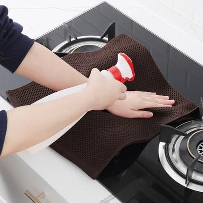 Ultra - Absorbent Cotton Kitchen Towels Fast Dry 8 - Pack Set - EmporiumForAll