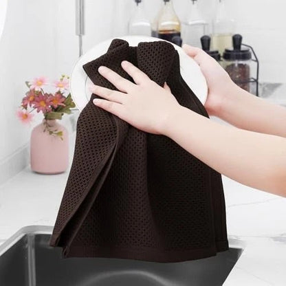 Ultra - Absorbent Cotton Kitchen Towels Fast Dry 8 - Pack Set - EmporiumForAll